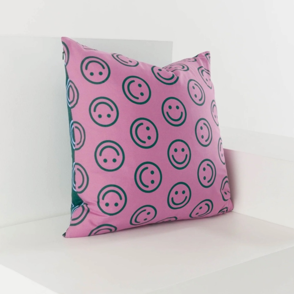 Baggu smiley face pillow case *set of 2*